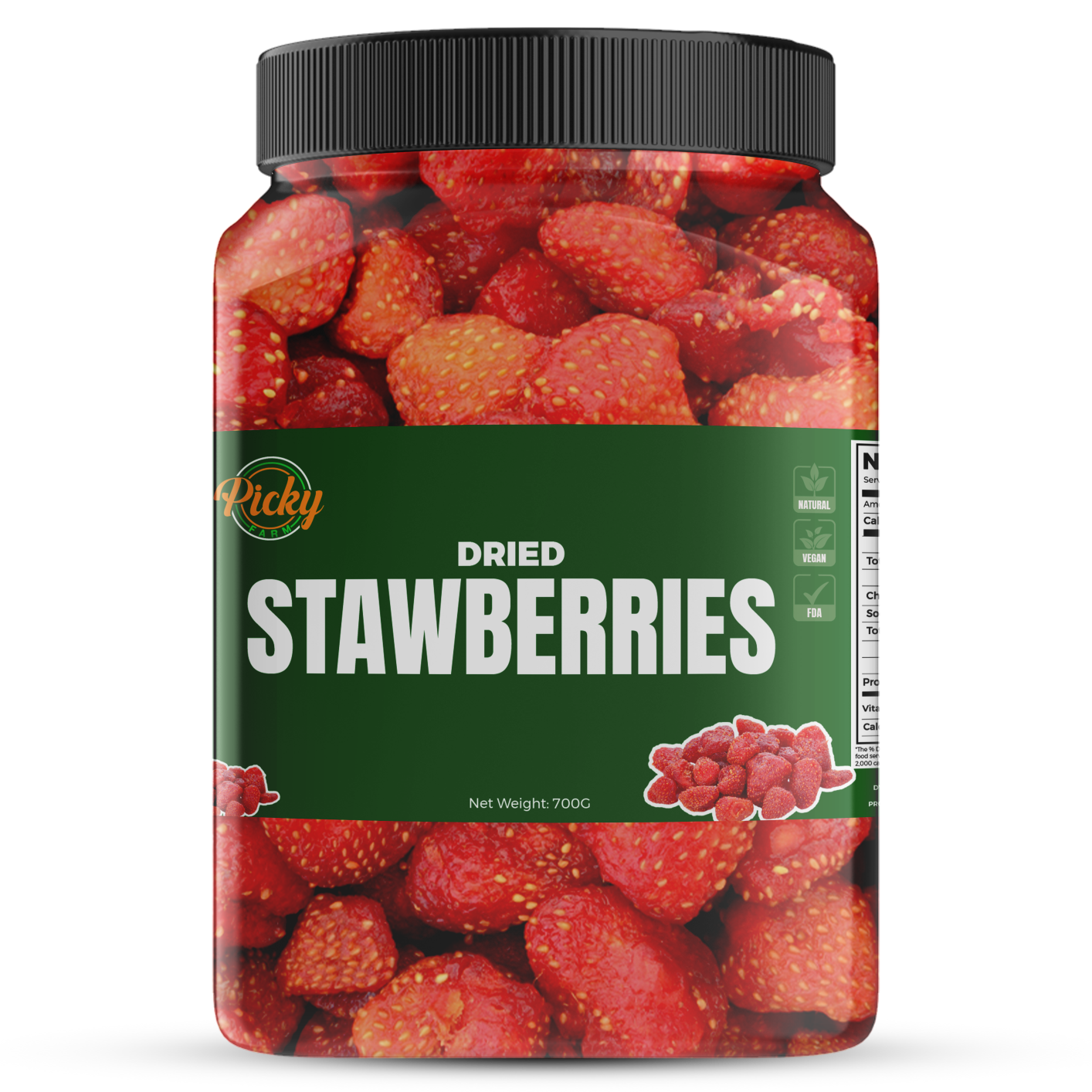 Dried Strawberries | Premium Quality, Naturally Sweet & Chewy | 150g - 700g