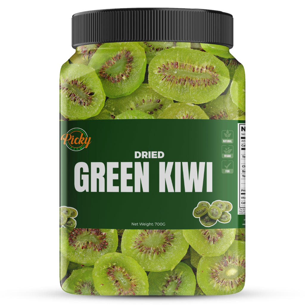 Dried Green Kiwi, Premium Kiwi, Good For Snack, Cereals & Shoothies 150g - 700g