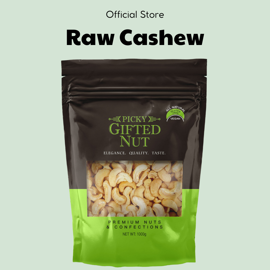 Raw Cashew Nut Splits | Premium Quality, Unsalted | 150g - 1kg