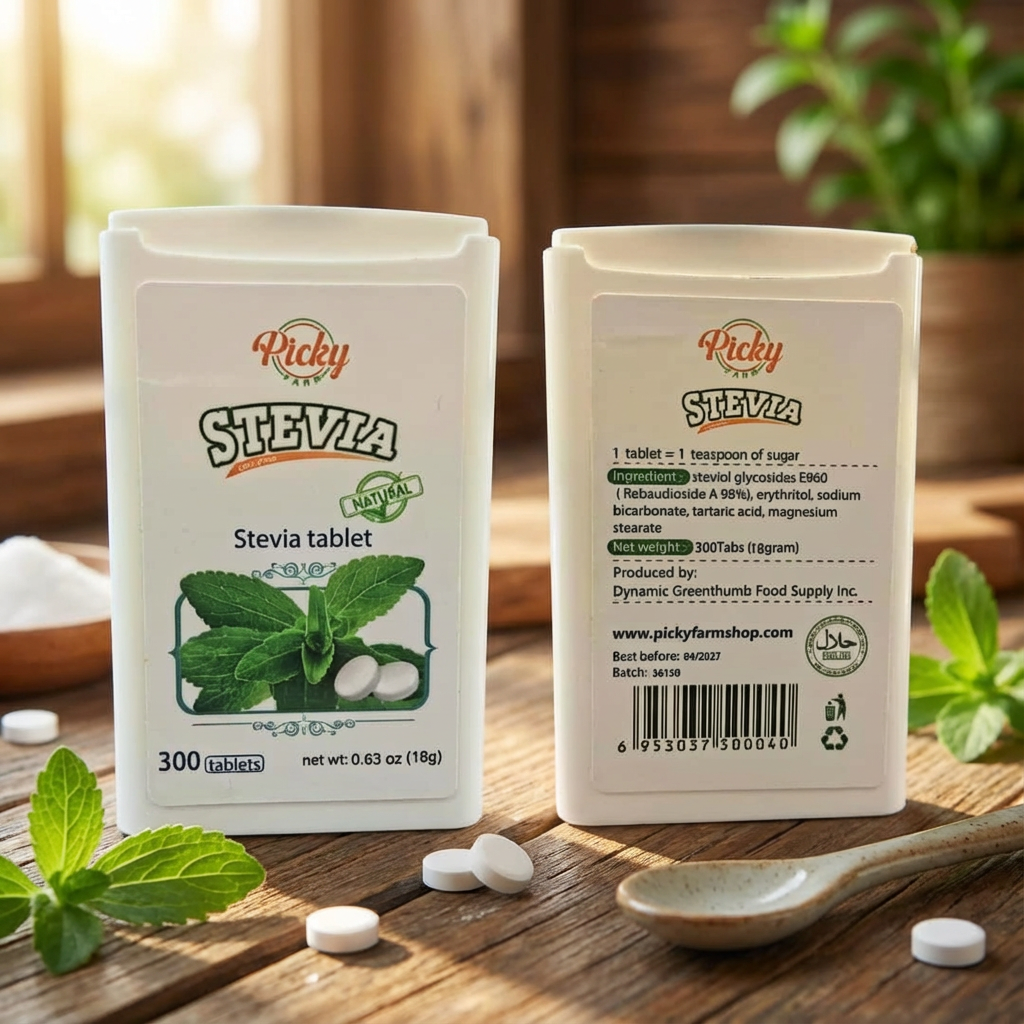 Stevia Tablets 300pcs – Zero Calorie Sweetener | Sugar Alternative for Coffee, Tea & Drinks