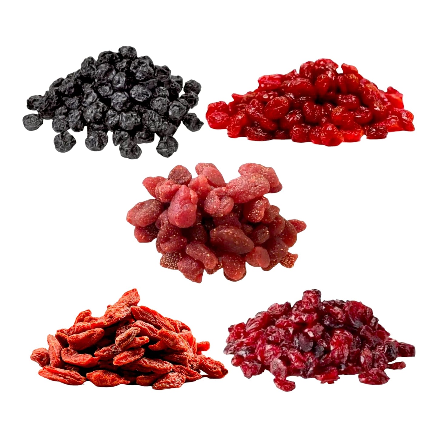 Berrylicious Trail Mix (Strawberries, Cherry, Blueberries, Cranberries, Goji Berries) | 250g / 500g