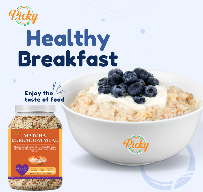 Matcha Cereal Oatmeal 500g
