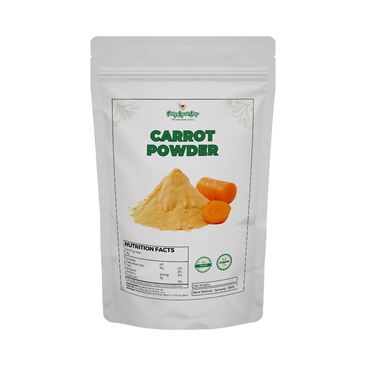 Dried Carrot Powder