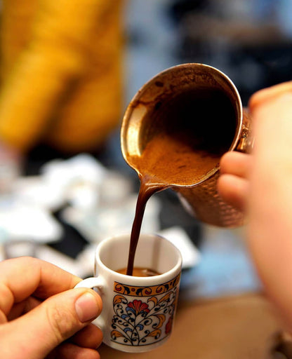 Traditional Turkish Coffee Maker/Pot - Good for 2 espresso cups