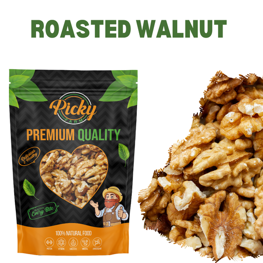 Roasted Walnut | Premium Walnut Kernels | Protein & Fiber | Healthy Snack & Baking Ingredient | 200g / 500g / 1kg