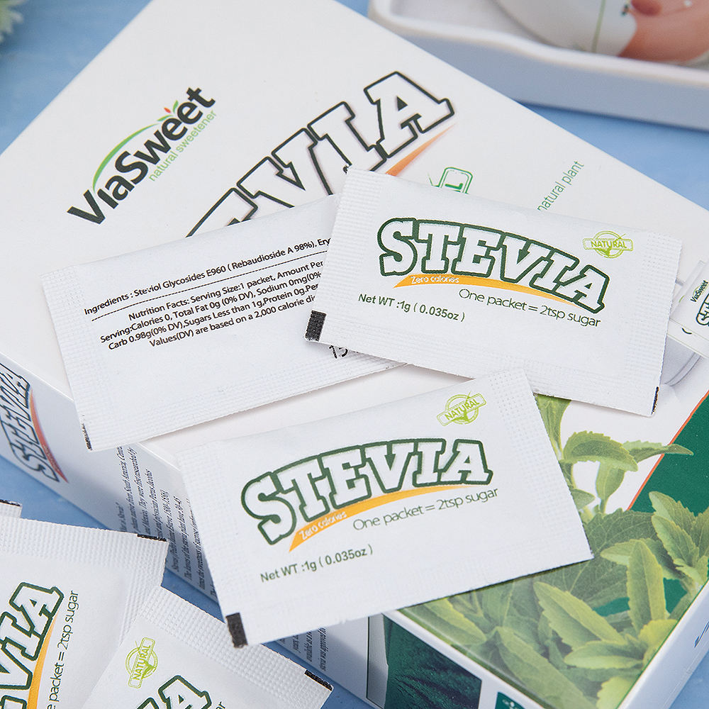 Stevia Natural Sweetener - 100 Sachets Box