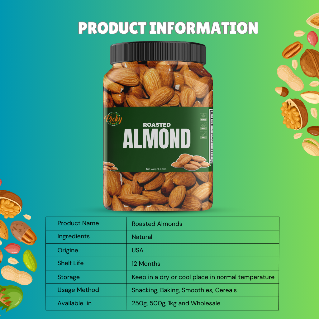 Roasted Almond | Almonds | Premium Quality & Unsalted