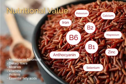 Premium Red Rice – Naturally Nutritious Whole Grain, Rich in Fiber & Antioxidants, 1kg Healthy Rice