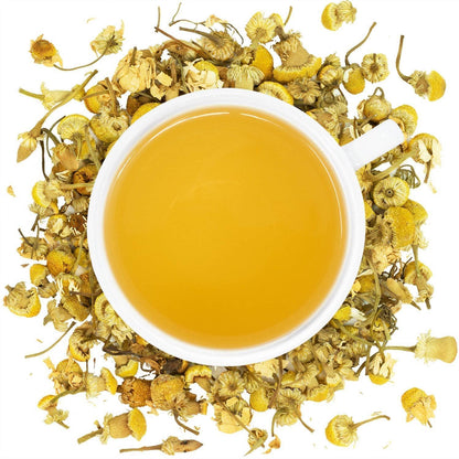 Chamomile Tea, 50g to 250g — Premium Dried Flowers, Caffeine-Free Herbal Tea for Relaxation & Sleep