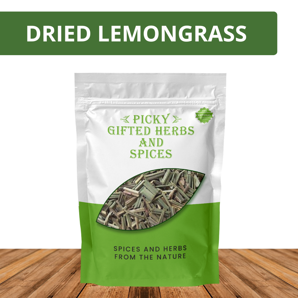Dried Lemongrass Leaves 50g | Premium Aromatic Herb | Refreshing Citrus Aroma | Perfect for Tea, Soups & Asian Cooking