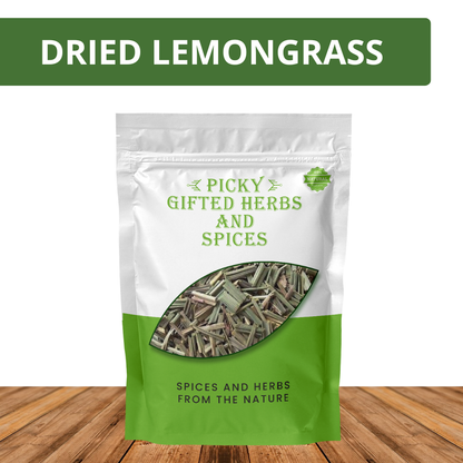 Dried Lemongrass Leaves 50g | Premium Aromatic Herb | Refreshing Citrus Aroma | Perfect for Tea, Soups & Asian Cooking