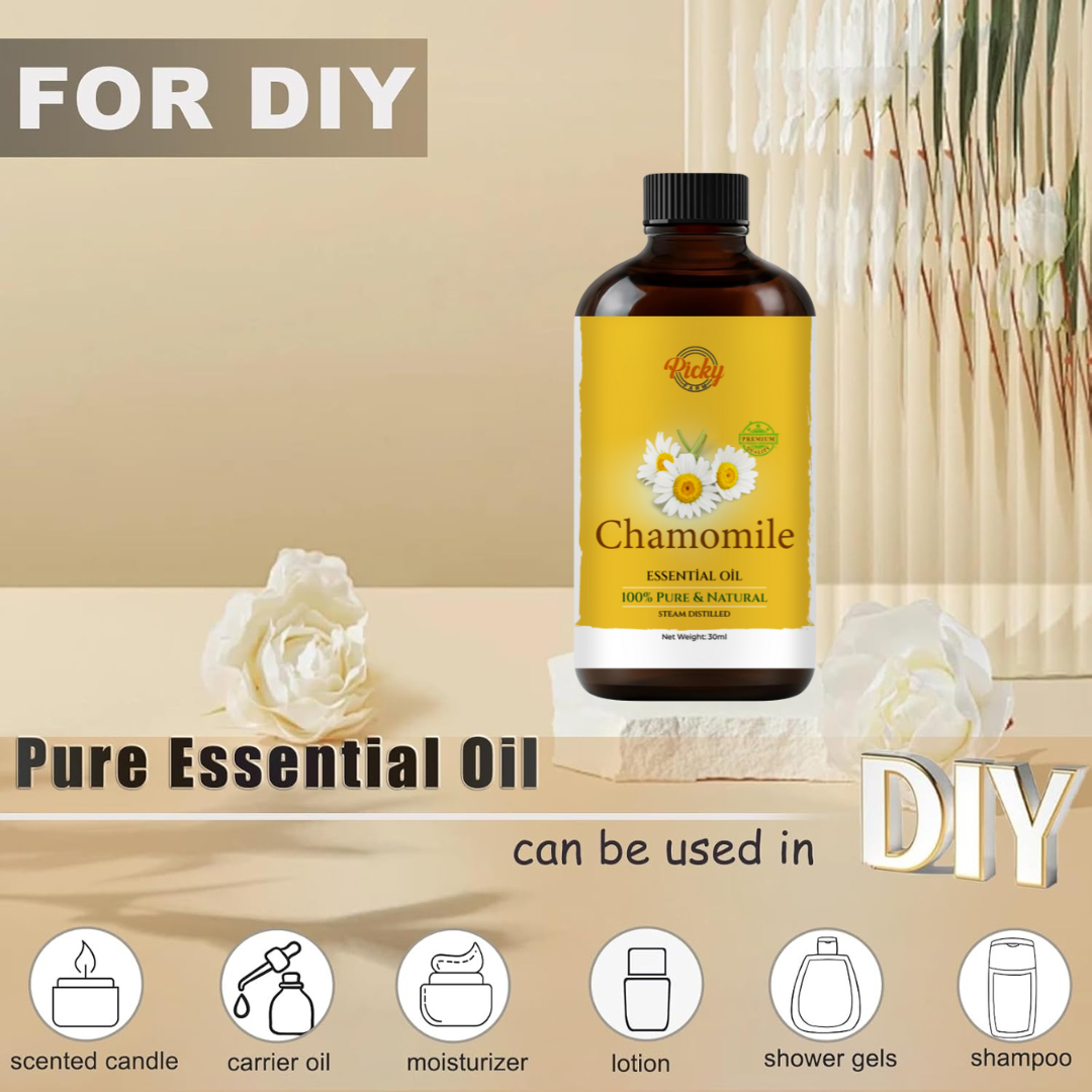 Chamomile Essential Oil | 100% Pure and Natural | Premium Grade Essential Oils | 30ML
