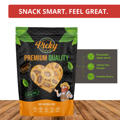 Dried Yellow Kiwi | Premium Sweet–Tart Kiwi Slices | Sweet–Tart Kiwi Slices | 150g / 200g / 500g