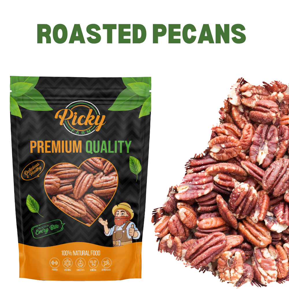 Roasted Pecan | Premium Pecan Nuts | Rich, Buttery Flavor | 150g / 200g / 500g