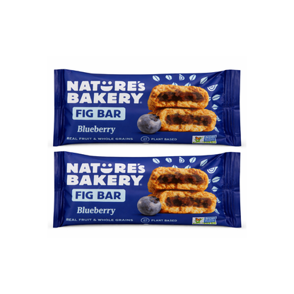 Nature’s Bakery Fig Bar Blueberry 57g – Real Fruit & Whole Grains | Energy Bar | Plant-Based Snack
