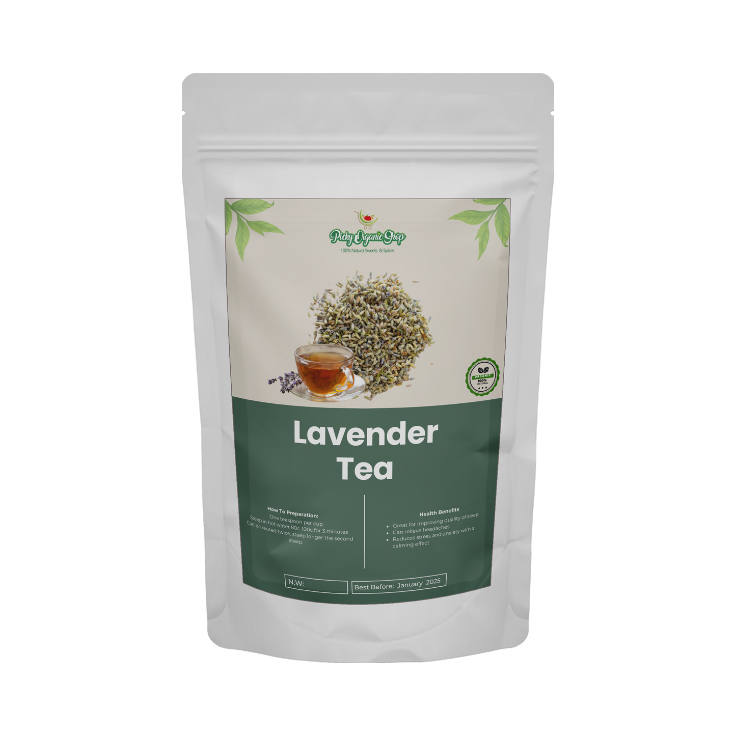 Lavender Tea/Dried Flowers from Turkey 100g