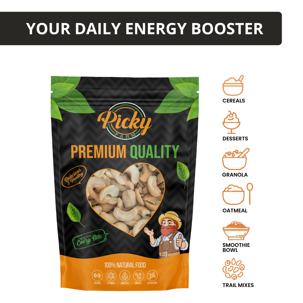Salted Cashew | Premium Roasted Cashew Nuts | 150g / 200g / 500g