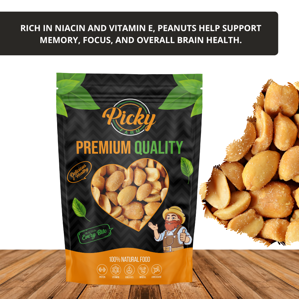 Salted Peanut | Premium Roasted Peanuts | Crunchy, Fresh & Flavorful Snack | 150g / 200g / 500g