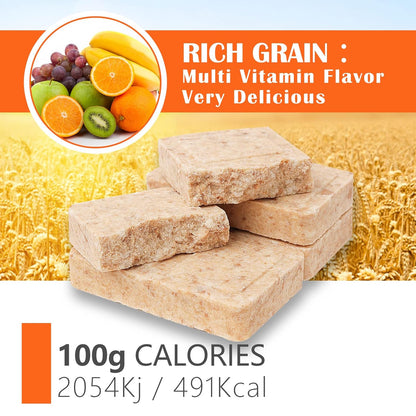 High Energy Bar Multi Vitamin & Milk Flavor Emergency Food Ration Bars