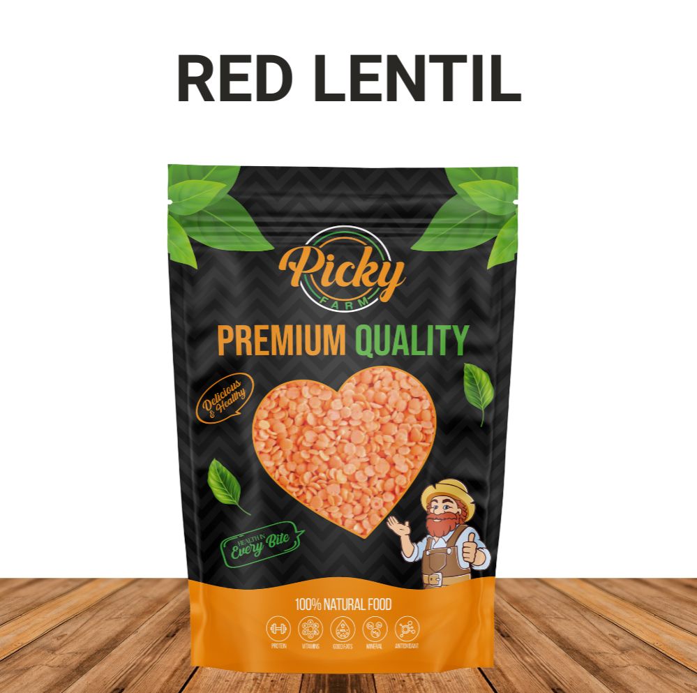 Red Lentil, 250g / 500g / 1kg — Premium Quality, Healthy Meals, Perfect for Soups, Salads