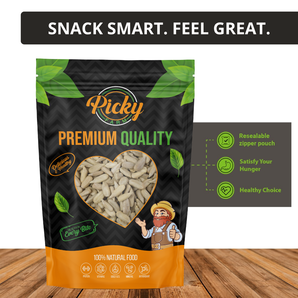 Raw Sunflower Seed Kernel | Premium Sunflower Seeds | Healthy Snack & Baking Ingredient | 150g / 200g / 500g / 1kg