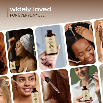 Argan Oil | 100% Pure & Cold Pressed Virgin  Premium Grade Carrier & Essential Oil
