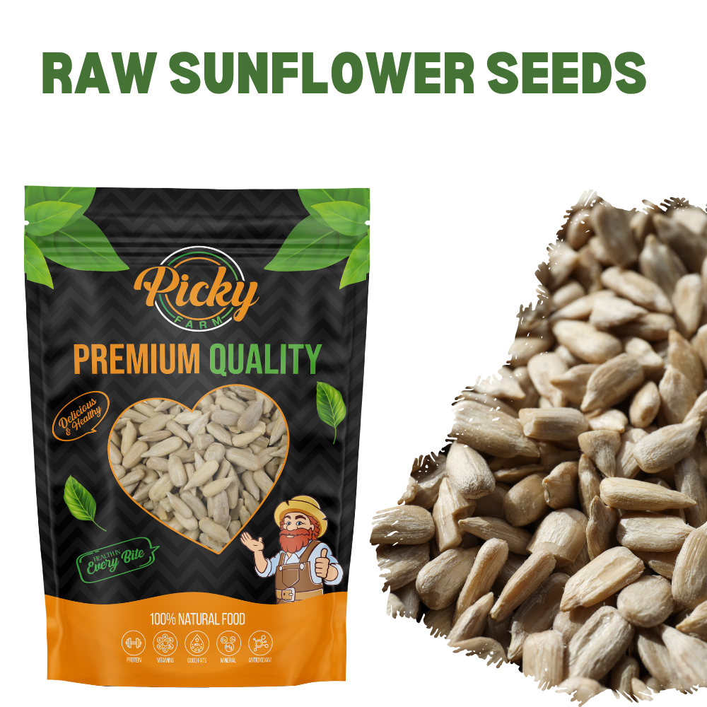 Raw Sunflower Seed Kernel | Premium Sunflower Seeds | Healthy Snack & Baking Ingredient