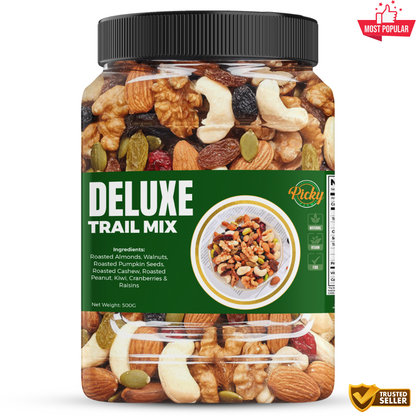 Deluxe Trail Mix Dried Fruits and Nuts