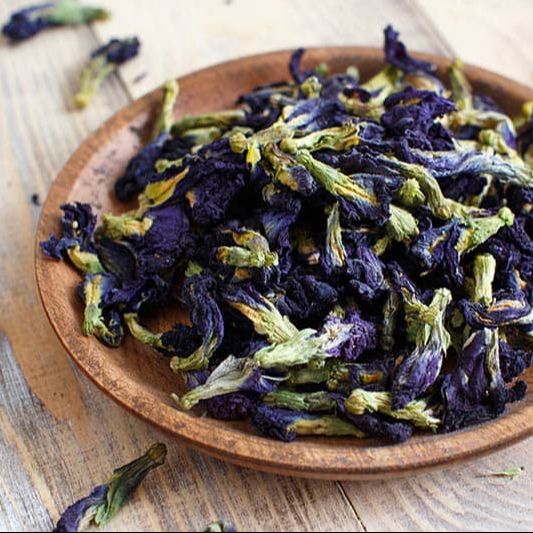 Pure Dried Butterfly Pea Flower Tea | Great for Drinks, Latte, Baking & Coloring