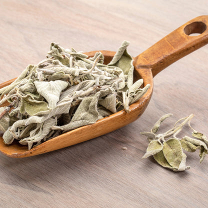 Pure Dried Sage Tea | 100% Natural Herbal Tea for Digestion, Detox & Stress Relief