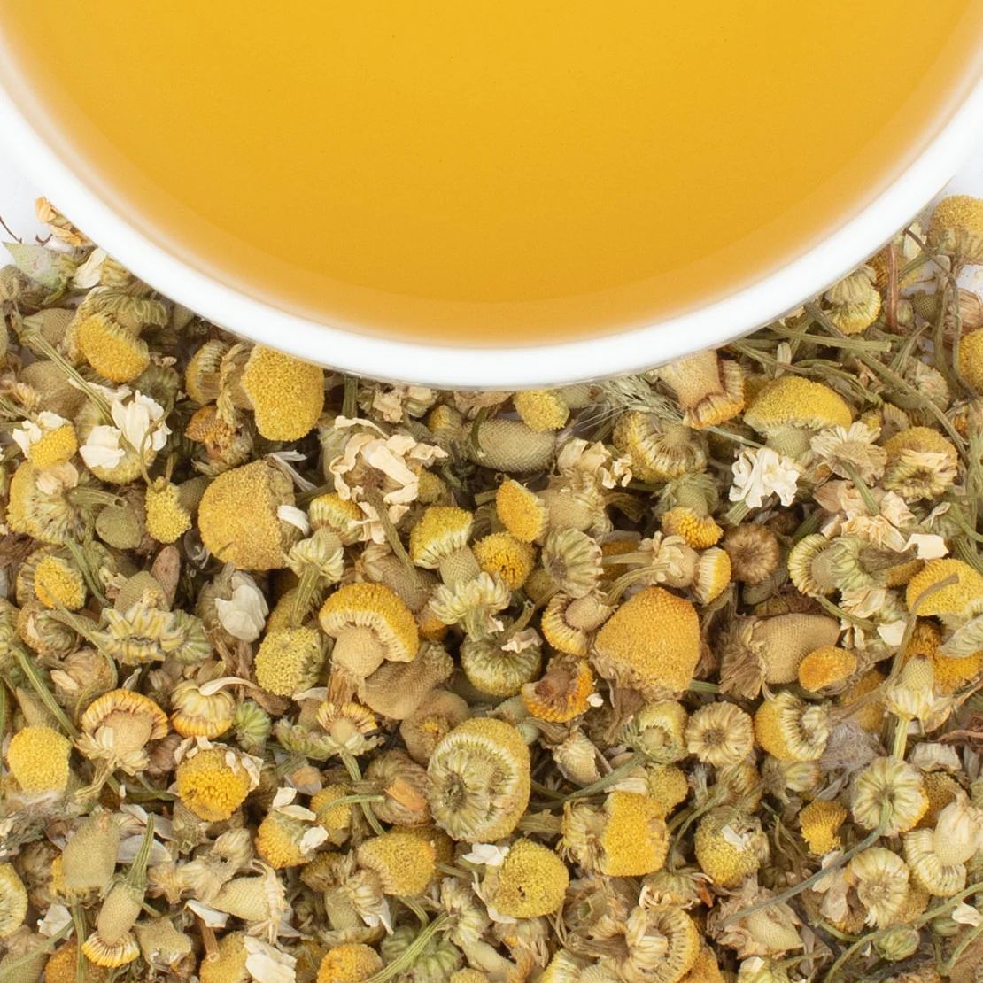 Premium Chamomile Tea | 100% Pure Dried Chamomile Flowers for Calmness, Stress Relief & Better Sleep