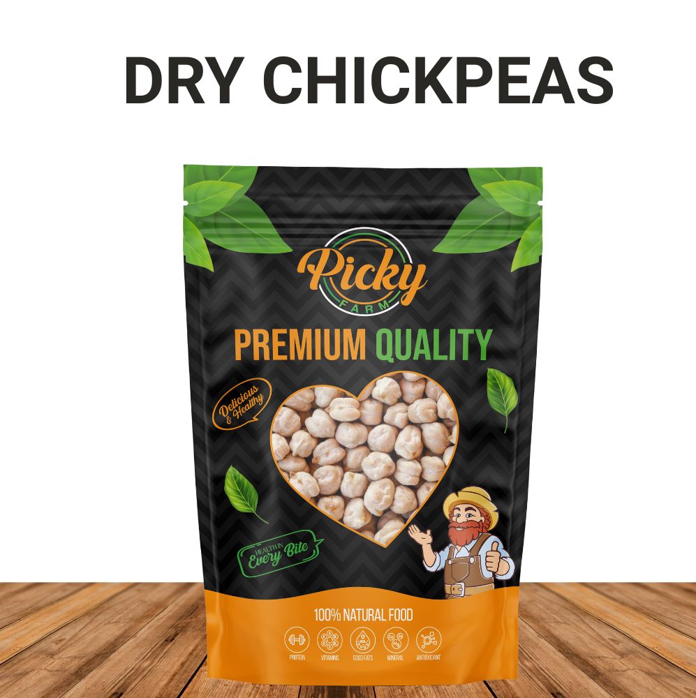 Dried Baby Chickpeas, 250g / 500g / 1kg — Premium Small Chickpeas, Perfect for Hummus, Salads & Curries