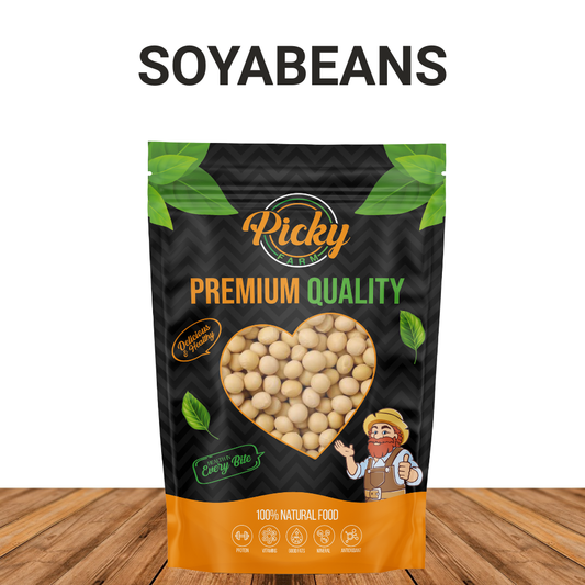 Yellow Soybeans, 1kg Perfect for Tofu, Soy Milk, and Plant-Based Recipes