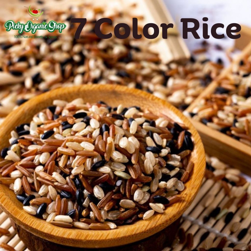 7 Color Rice, 500g to 1kg — Nutritious Multigrain Blend, Rich in Fiber, Protein & Antioxidants