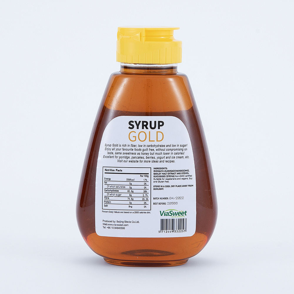 Gold Stevia Syrup 450g – Low Calorie Sweetener | Smooth Sugar Alternative