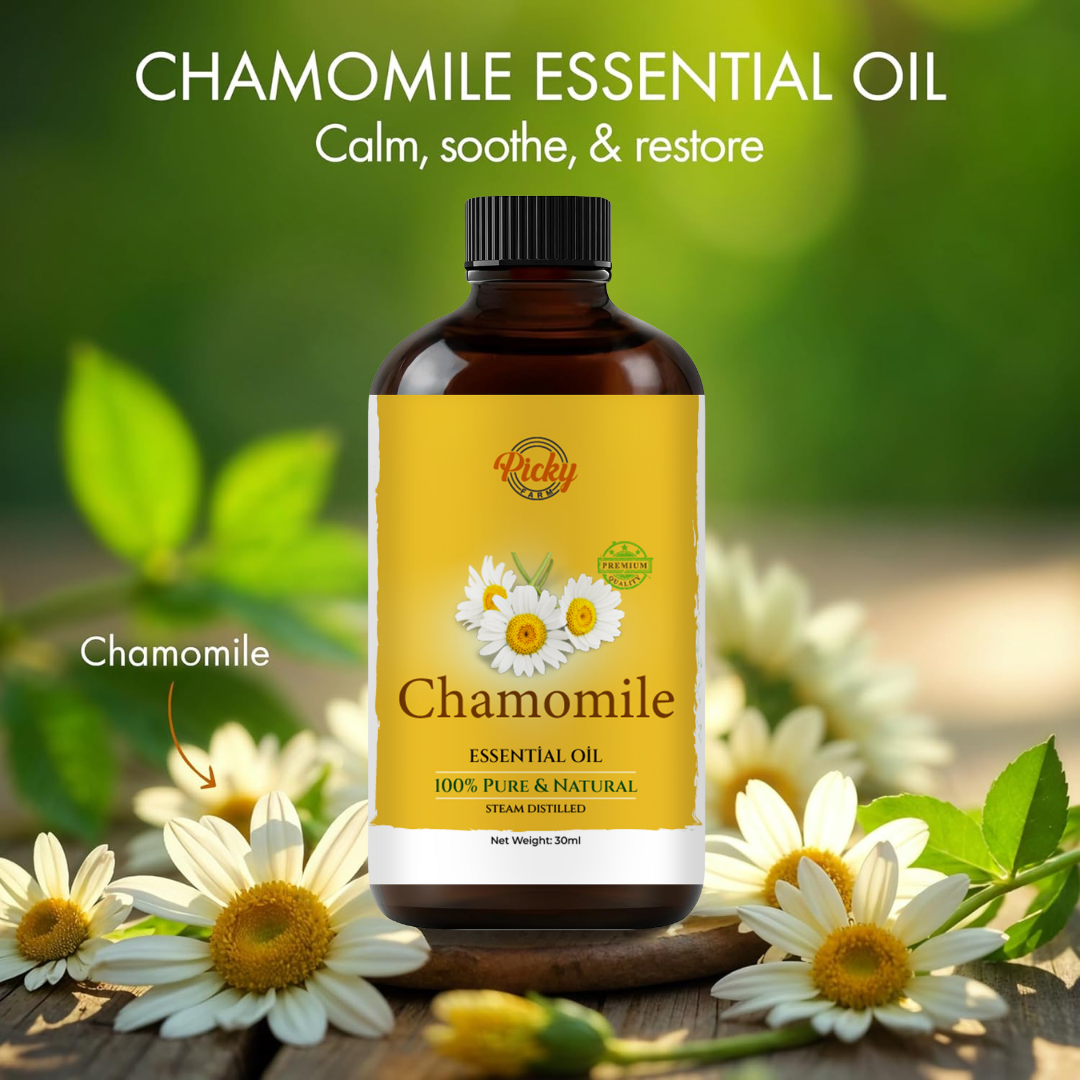 Chamomile Essential Oil | 100% Pure and Natural | Premium Grade Essential Oils | 30ML