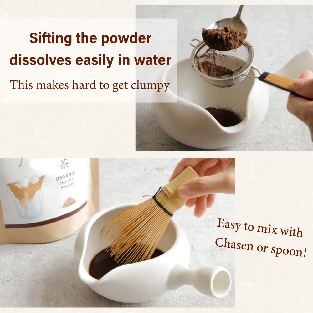 Hojicha Powder | Roasted Green Tea | Nutty Aroma | Perfect for Lattes & Desserts