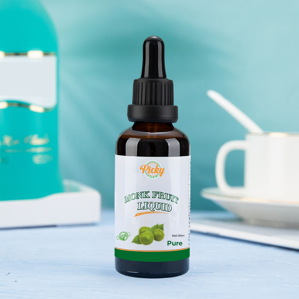 Stevia Sweetener & Monk Fruit Sweetener Drops, 30ml | 100% Natural Liquid Sweetener with Zero Calories