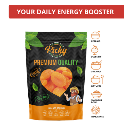 Dried Turkish Apricot | Premium Soft & Sweet Apricots 150g / 200g / 500g