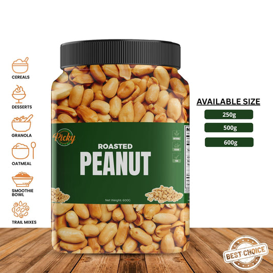 Roasted Peanut | Premium Crunchy Peanuts | Lightly Roasted