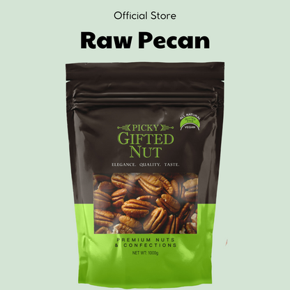 Raw Pecan Halves | Premium Quality, Unsalted | for Snacking, Baking & Cooking | 150g - 500g