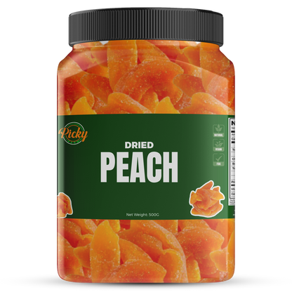 Dried Peaches | Premium Golden Peaches | Naturally Sweet Snack for Baking, Oats & Smoothies | 250g - 1kg