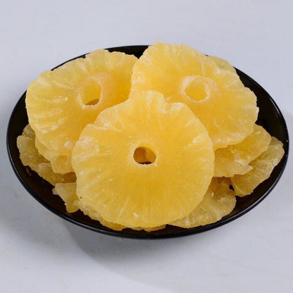 Dried Pineapple | Premium Sweet & Tangy Pineapple Rings/Bites | Healthy Tropical Snack
