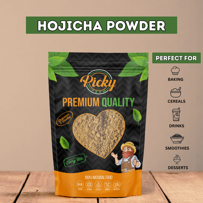Hojicha Powder | Roasted Green Tea | Nutty Aroma | Perfect for Lattes & Desserts