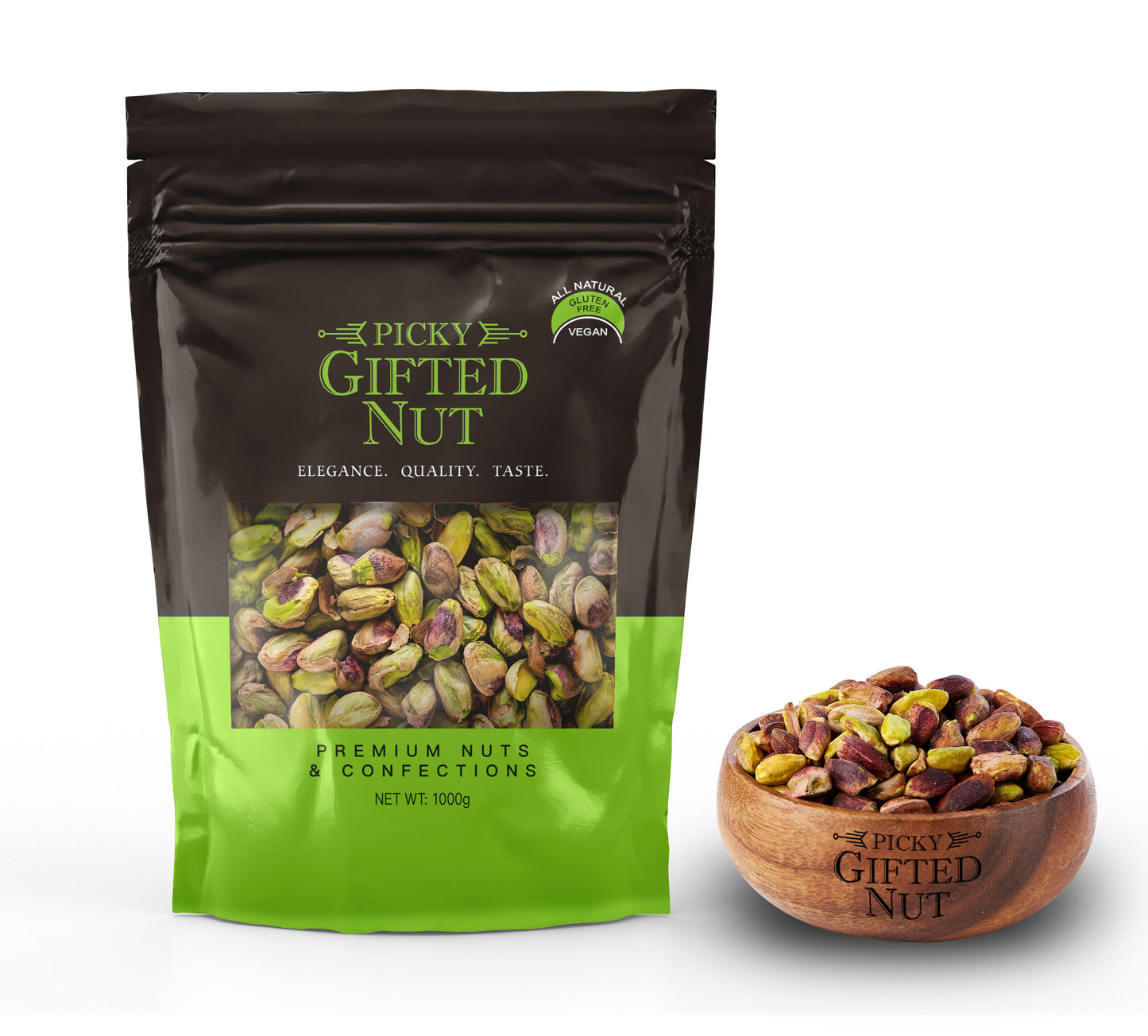 Raw Pistachios Kernels |Pistachio | (Unsalted, No Shells) | 250g