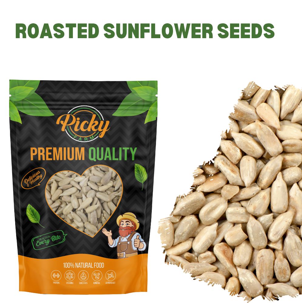 Roasted Sunflower Seed Kernel | Premium Sunflower Seeds | Healthy Snack & Baking Ingredient | 150g / 200g / 500g / 1kg