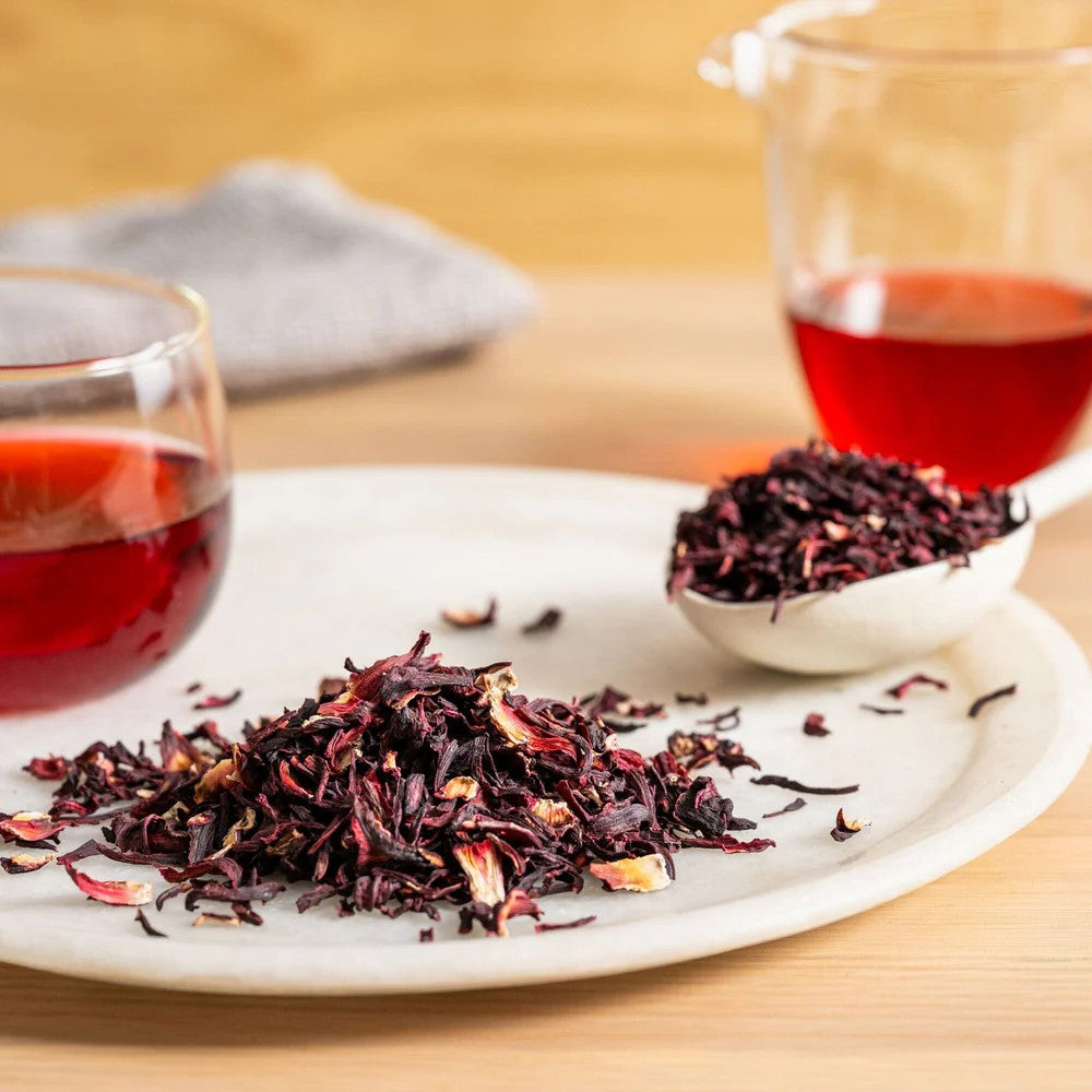 Hibiscus Tea, 50g to 250g — Premium Dried Flowers, Naturally Tart & Refreshing Herbal Tea