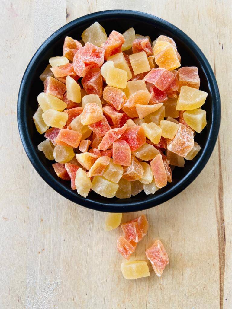 Dried Diced Papaya | Sweet & Chewy Tropical Papaya Cubes | Perfect for Oatmeal, Baking & Snacks | 150g / 200g / 500g