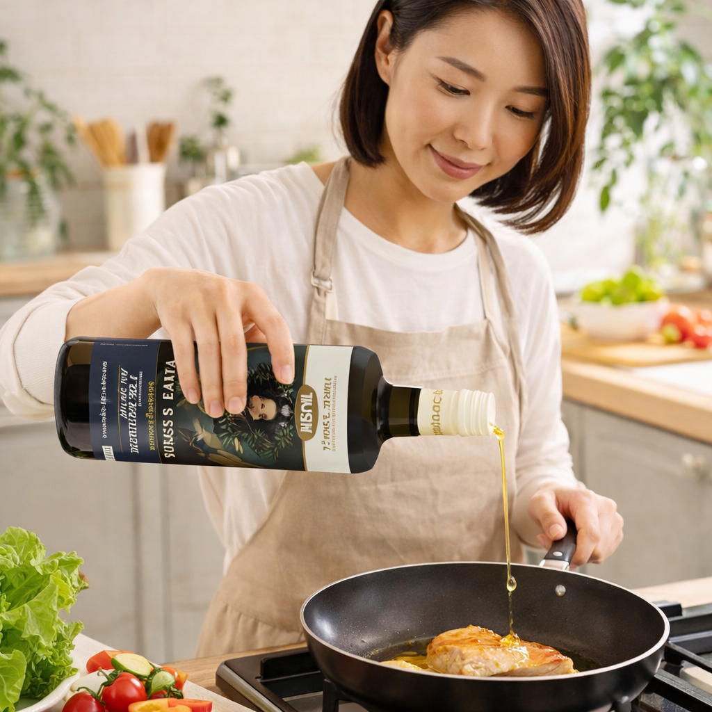 Arbequina Extra Virgin Olive Oil 500ml | Premium EVOO Cold-Pressed | Smooth & Mild Flavor