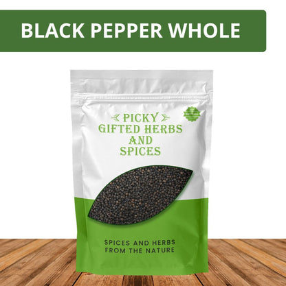 Black Pepper Whole 50g | Premium Fine Ground Pepper | Perfect for Cooking, Marinades & Seasoning